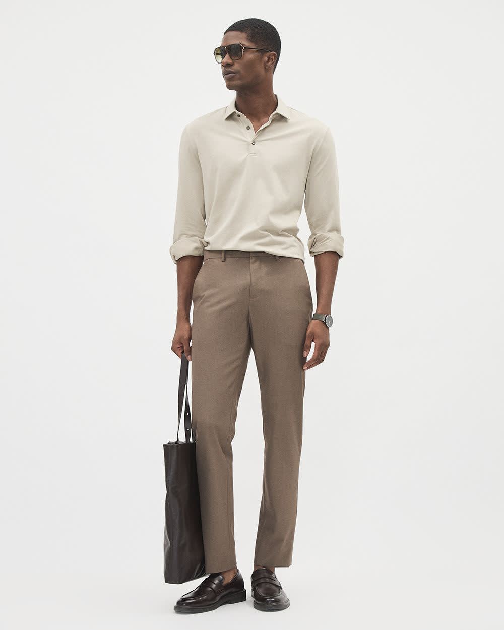 Riman | Long-sleeved polo shirt made of cotton