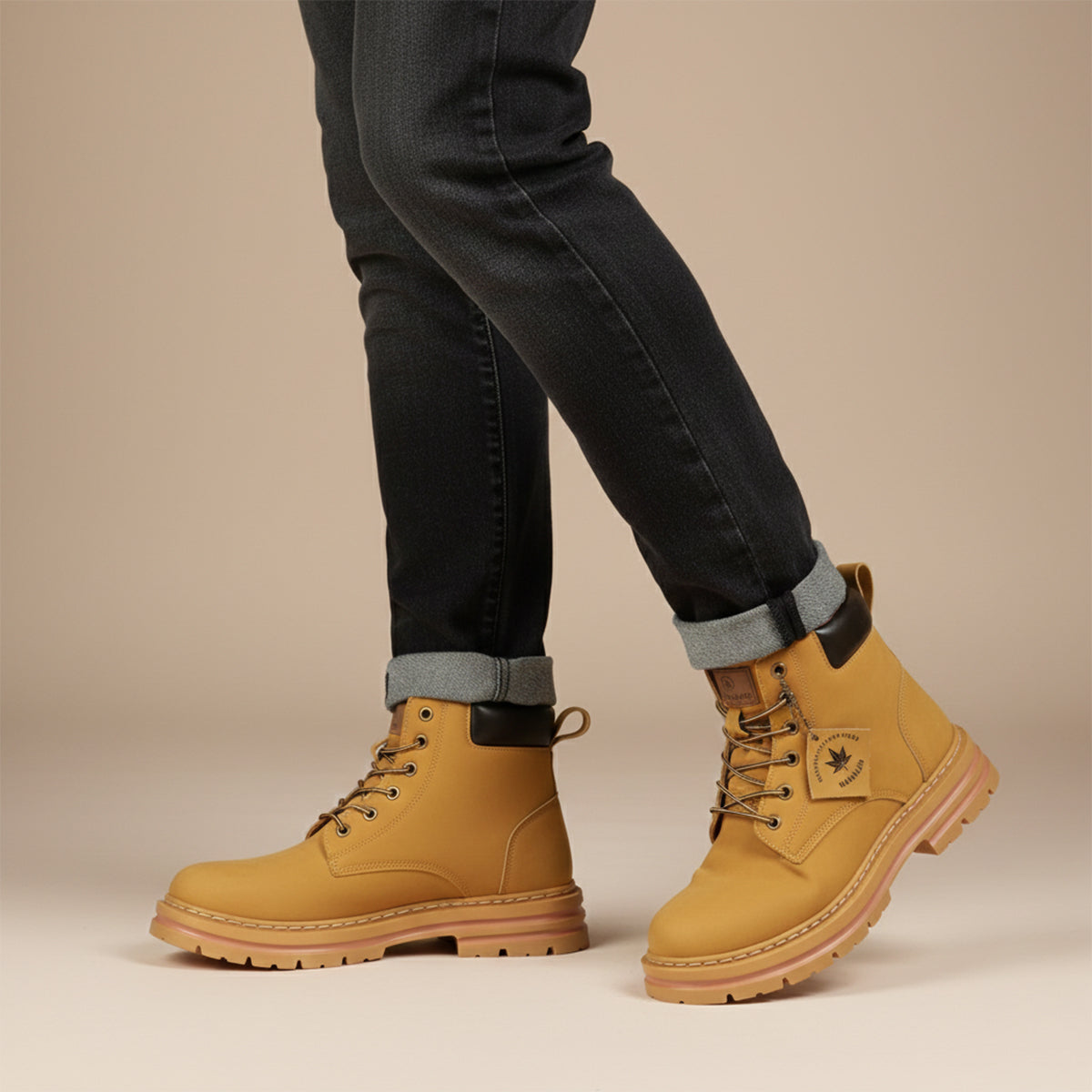 Warm Waterproof Men's Insulated Snow Boots