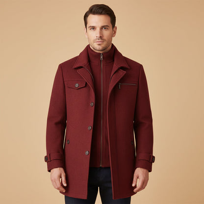 Warm Water Resistant Men's Zip Jacket
