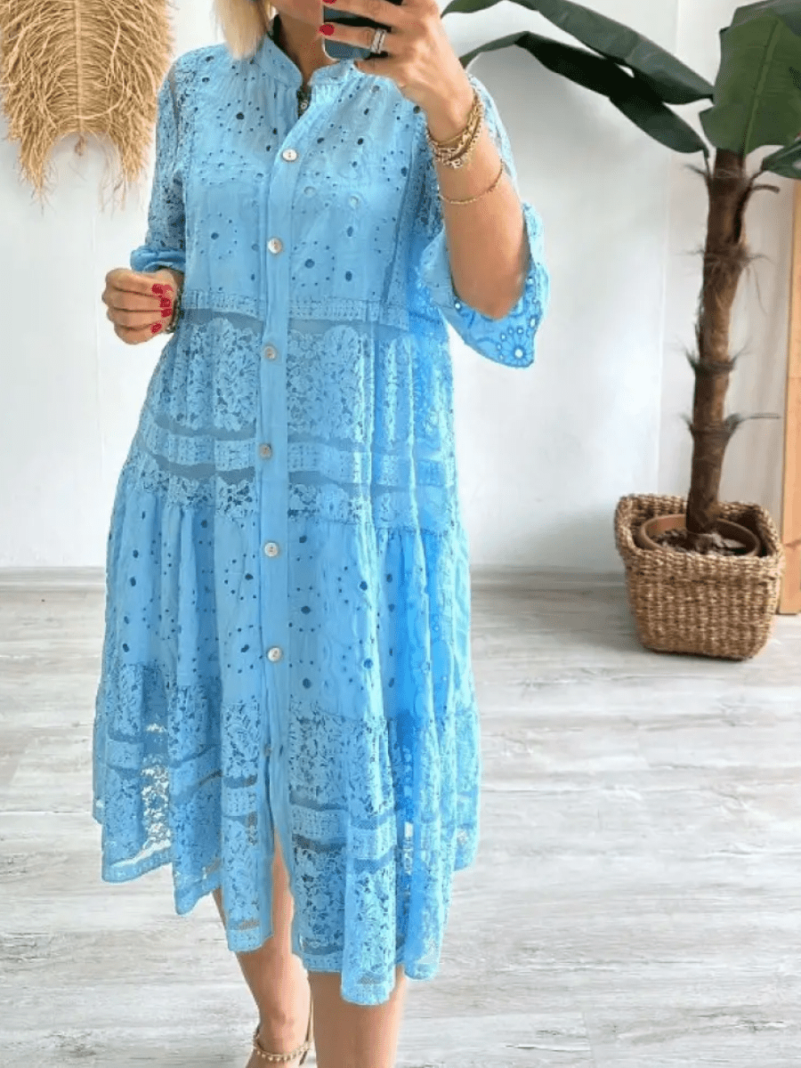 Beautiful Flower Knee Length Dress