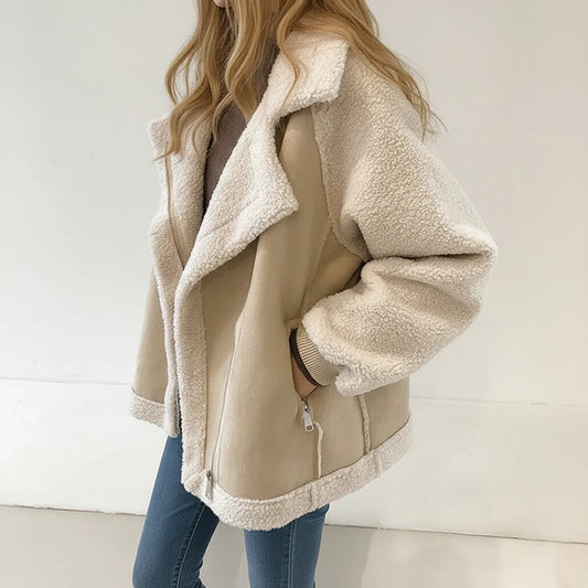 Warm Fleece Lined Jacket for Ladies - Olytrend