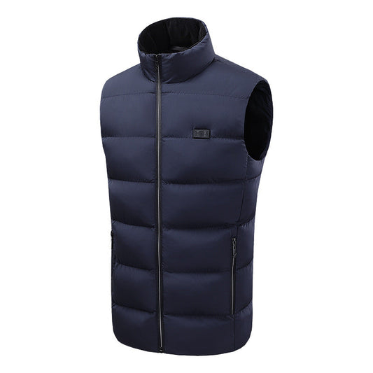 Unisex Smart Heated Vest – USB Rechargeable Heated Jacket for Men and Women – 3 Adjustable Heat Levels – Lightweight, Windproof and Breathable Thermal Gilet