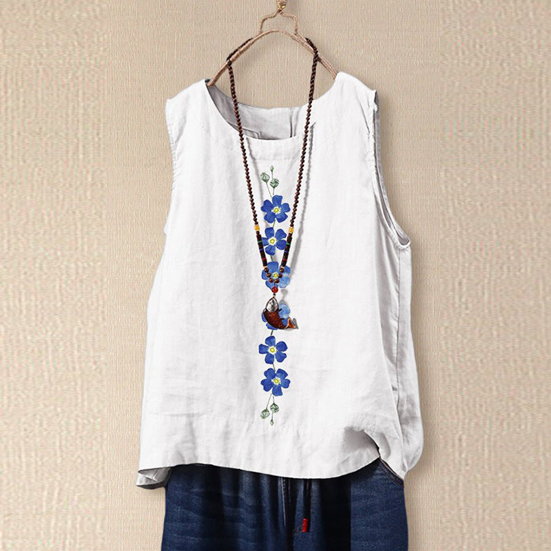 Chic Floral Tank Top for Women - Olytrend