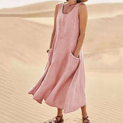 Versatile summer dress, Lydia, with pockets