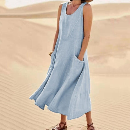 Versatile summer dress, Lydia, with pockets