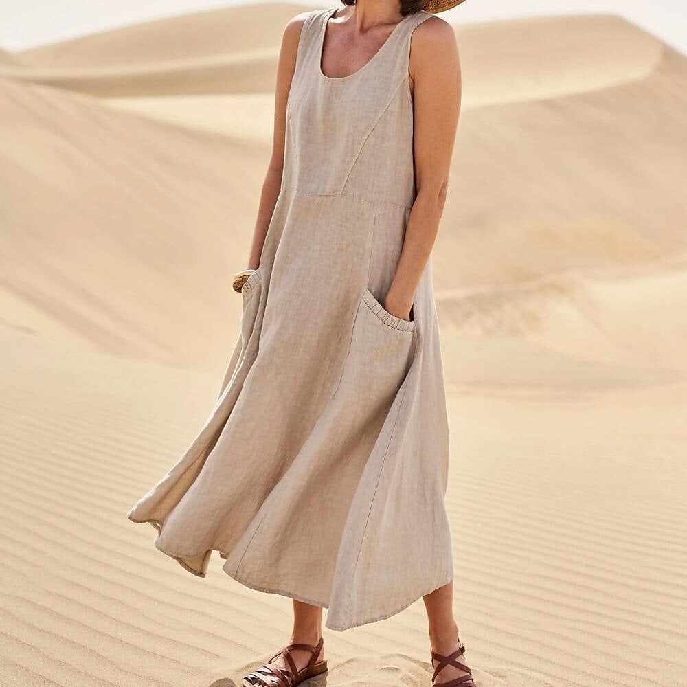 Versatile summer dress, Lydia, with pockets