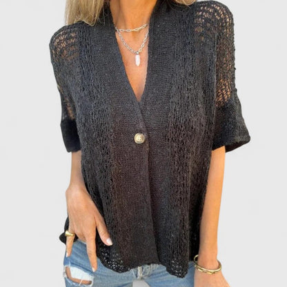 Chic Cable Knit Top