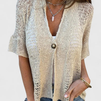 Chic Cable Knit Top