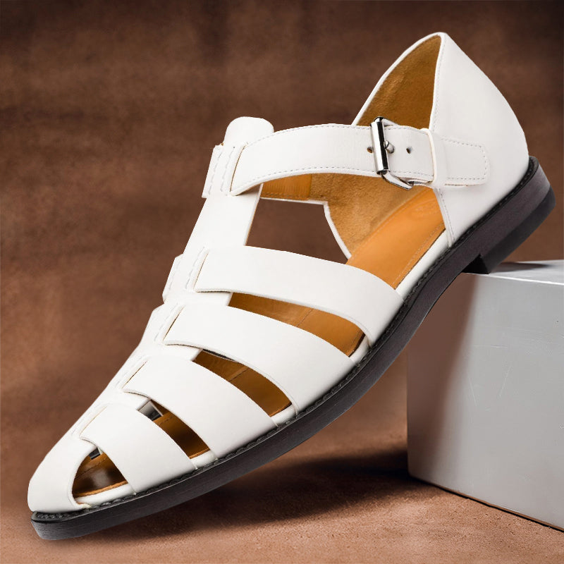 Basilius | Men's Leather Sandals for Summer