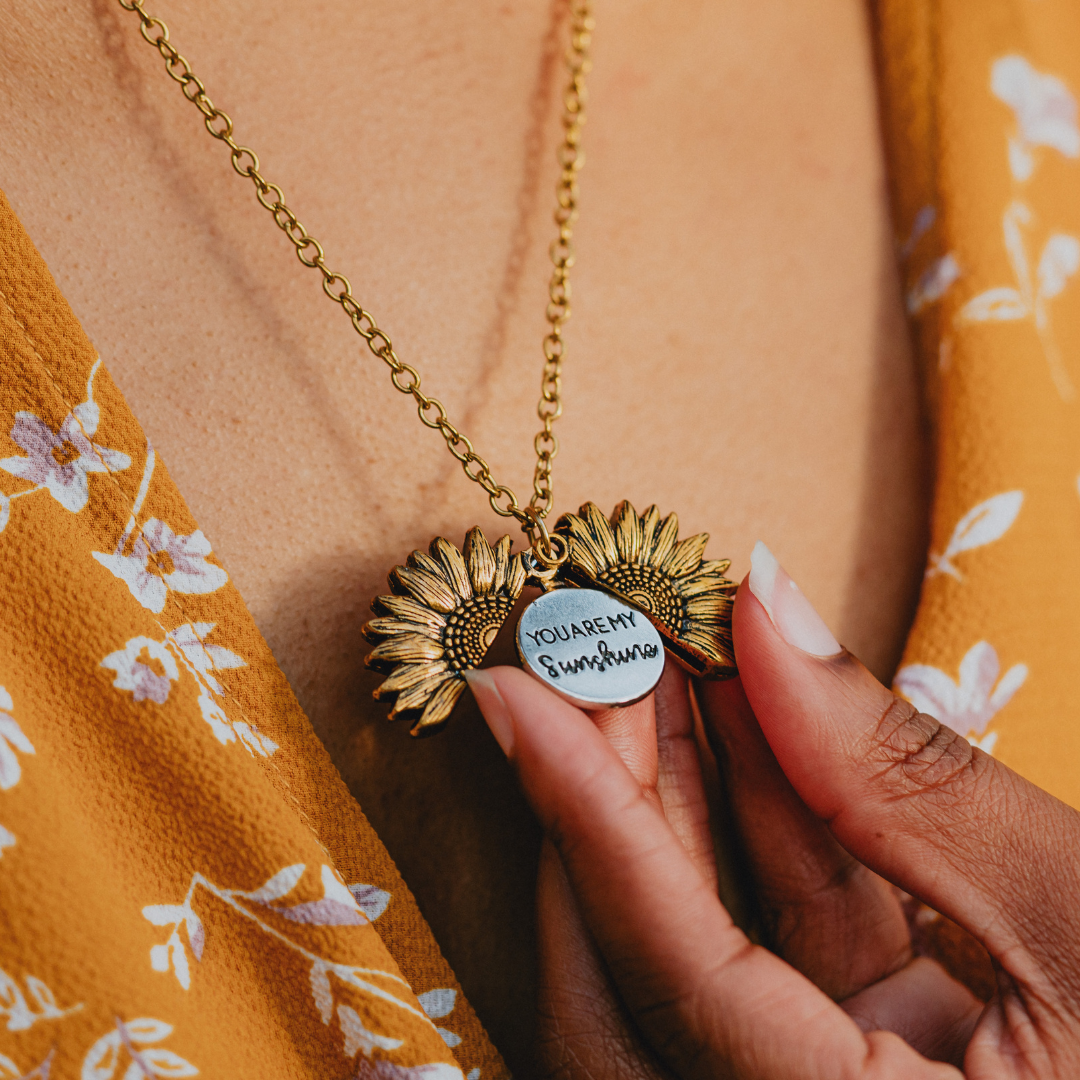 Bright Smile Sunshine Pendant Necklace