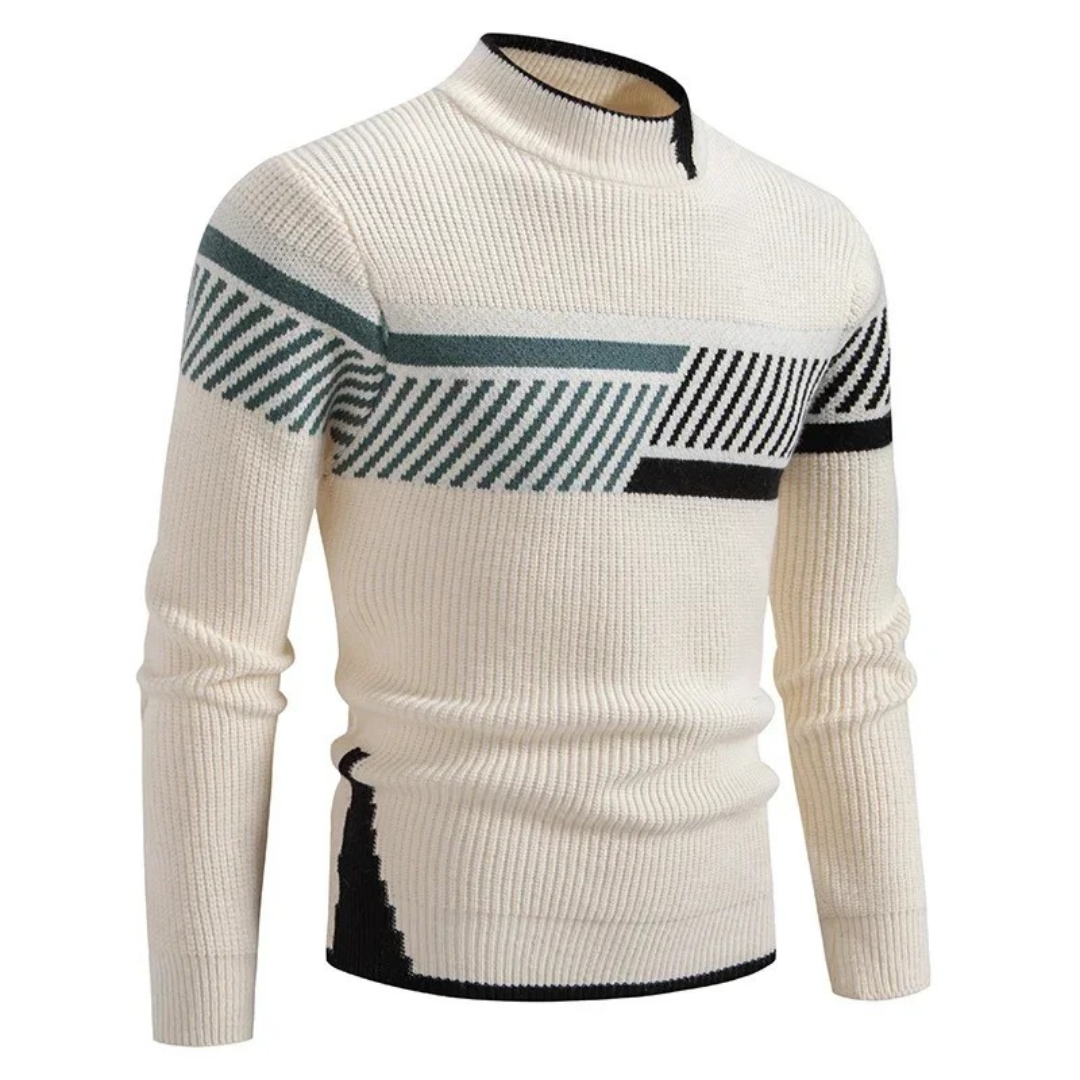 Victor | Geometric sweater for men