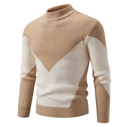 Victor | Geometric sweater for men