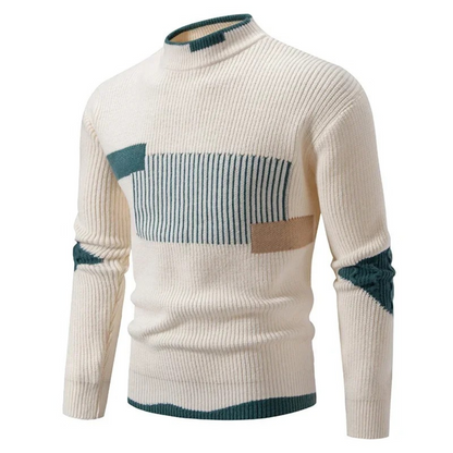 Victor | Geometric sweater for men