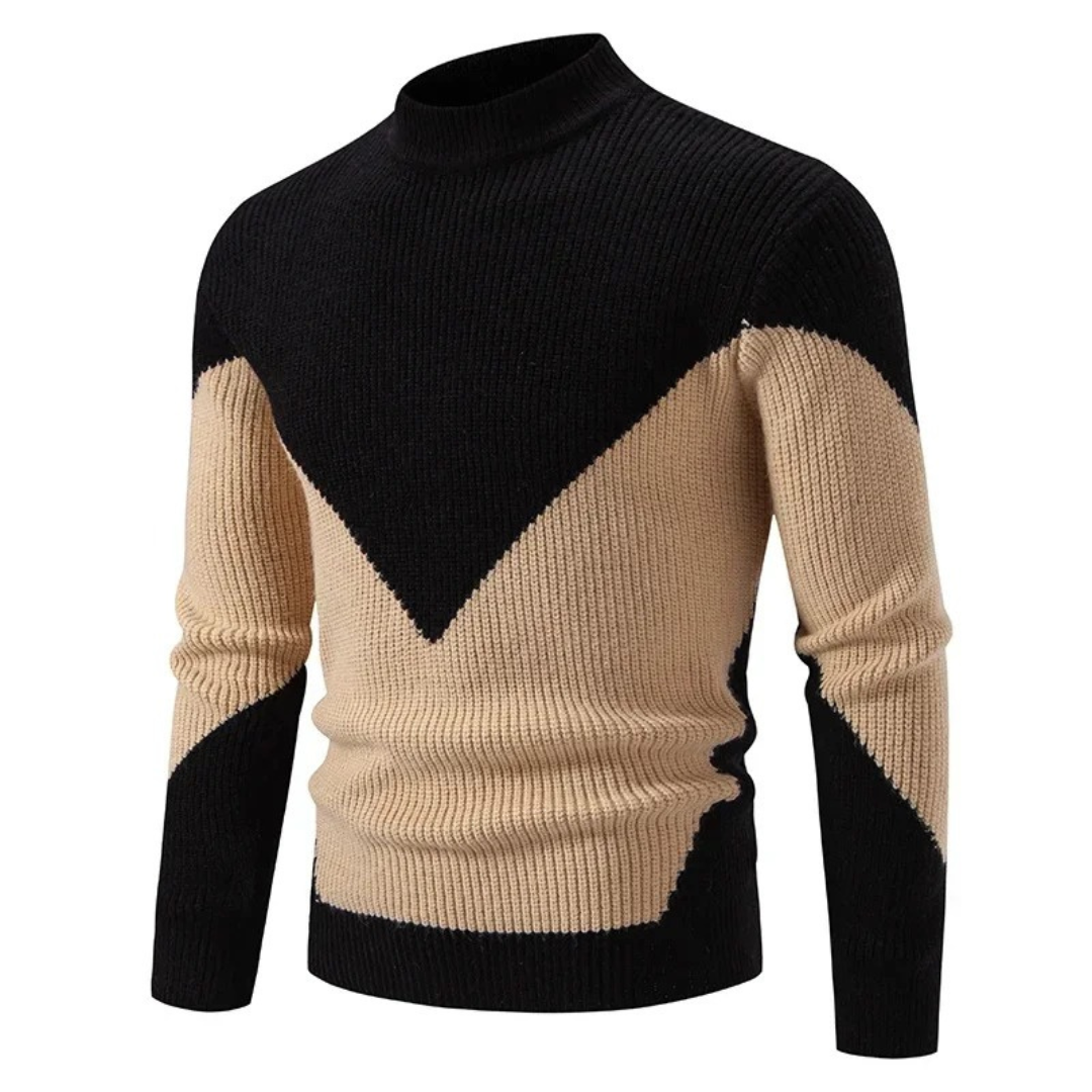 Victor | Geometric sweater for men
