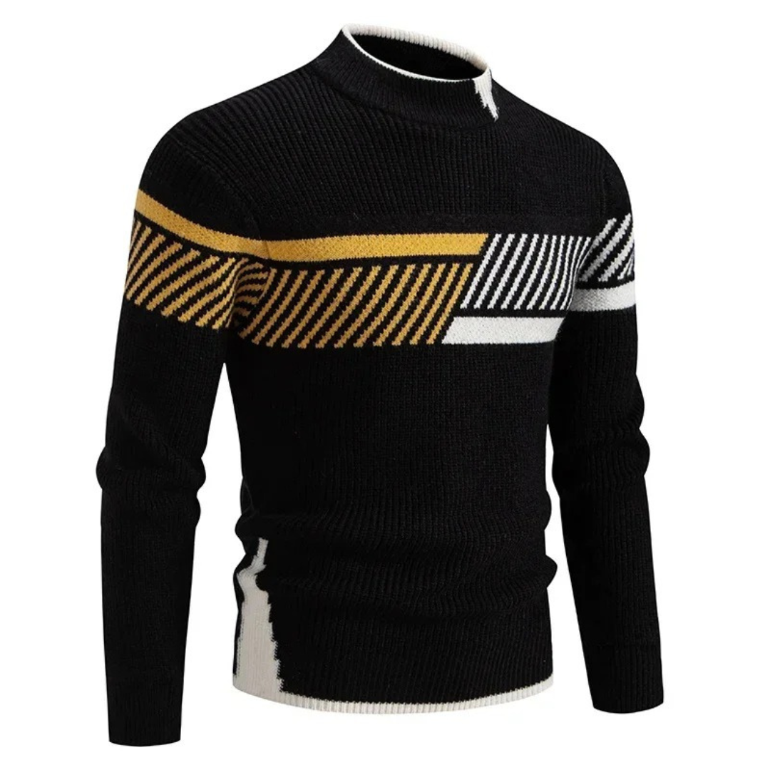 Victor | Geometric sweater for men