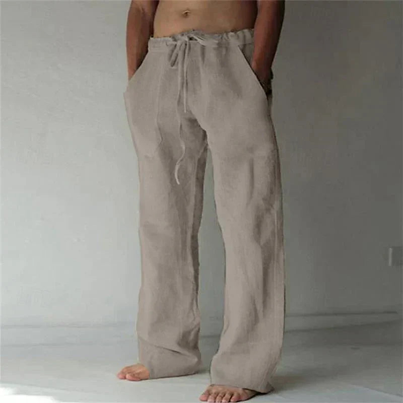 Arthur - Loose linen pants for men