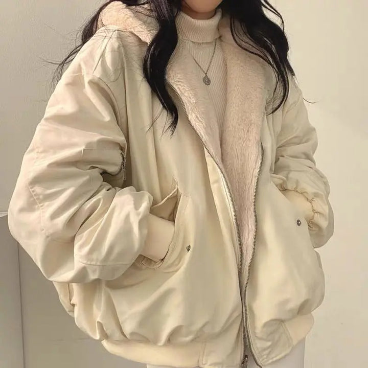 Women's Winter Bomber Jacket | Quilted Casual