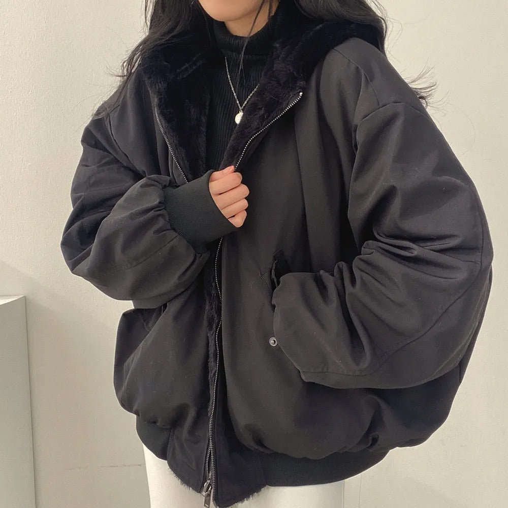Women's Winter Bomber Jacket | Quilted Casual
