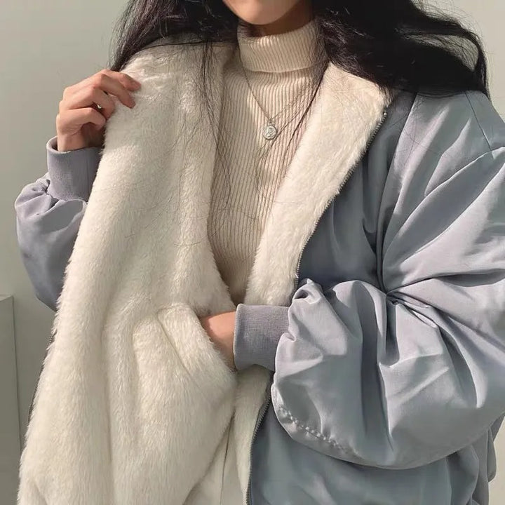 Women's Winter Bomber Jacket | Quilted Casual