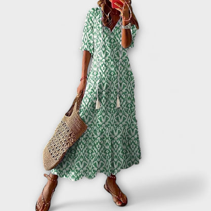 Bohemian Long Flowy Maxi Dress