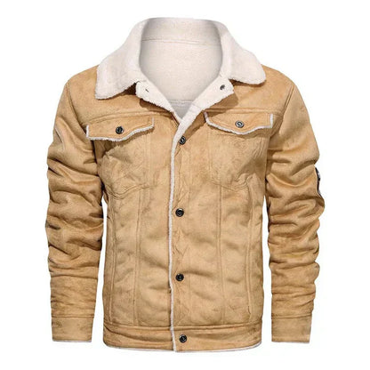 Werner - Slim bomber jacket in genuine leather