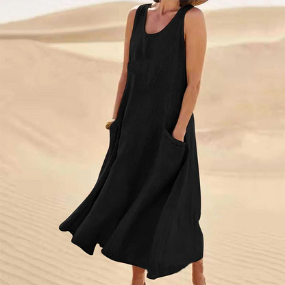 Versatile summer dress, Lydia, with pockets