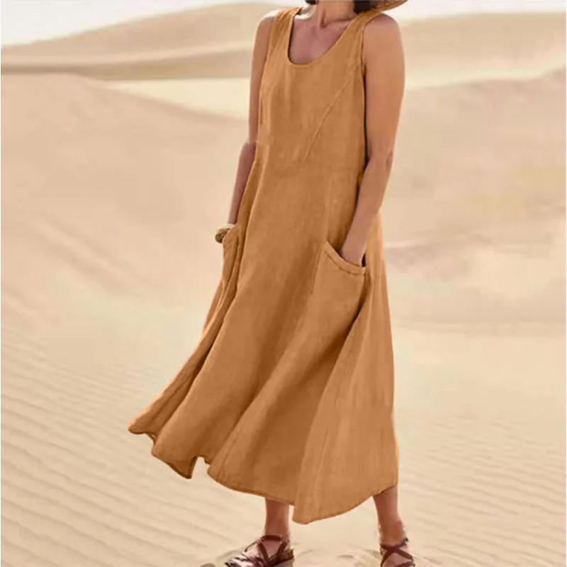 Versatile summer dress, Lydia, with pockets