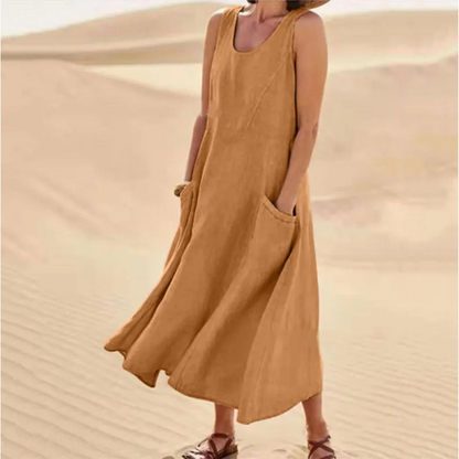 Versatile summer dress, Lydia, with pockets