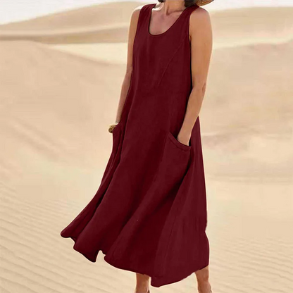 Versatile summer dress, Lydia, with pockets