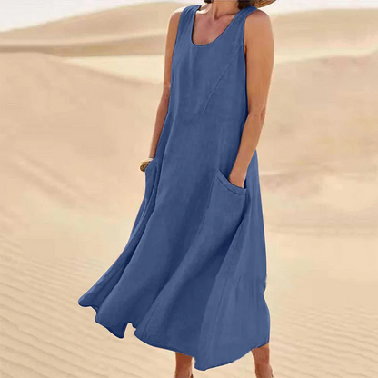 Versatile summer dress, Lydia, with pockets