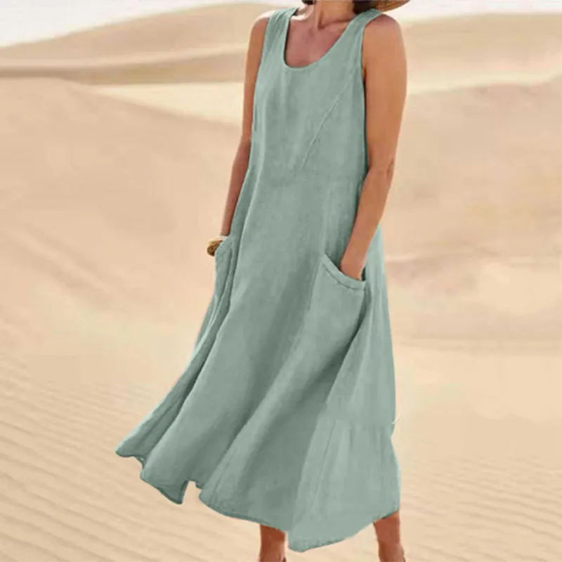 Versatile summer dress, Lydia, with pockets