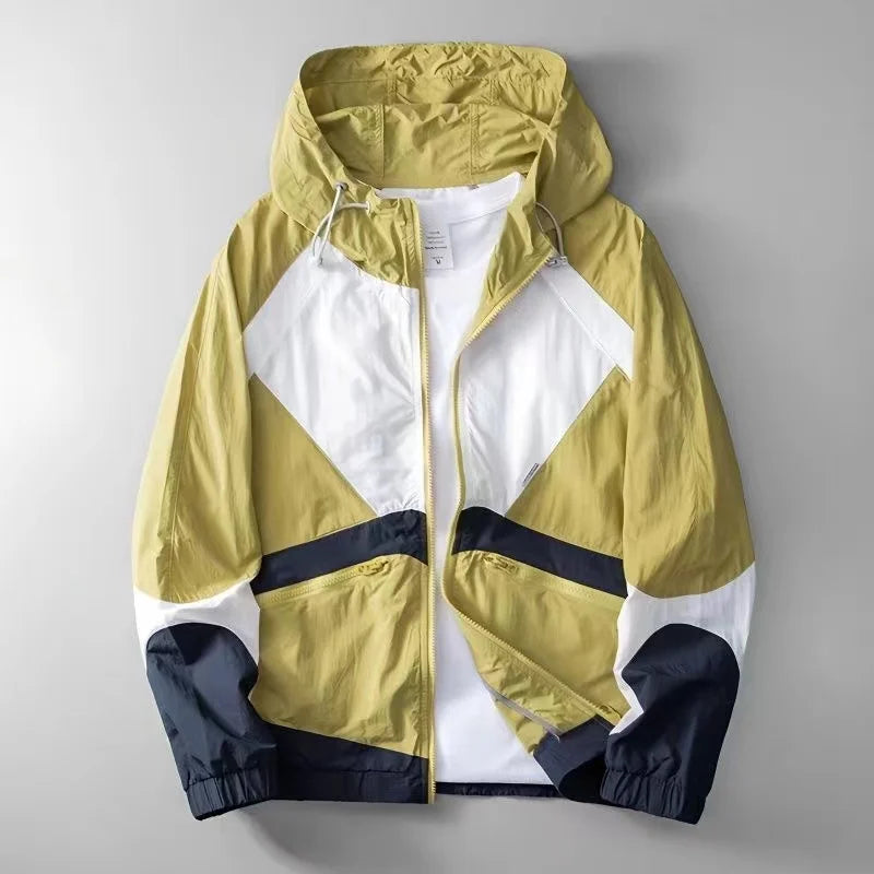Vince | Men's Slim Water Resistant Windbreaker Jacket - Olytrend