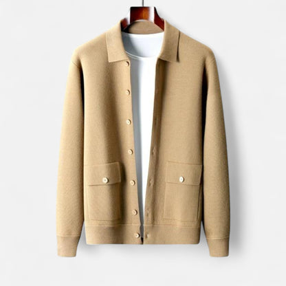 Ancient World | Men's Cardigan Timeless Elegance Premium