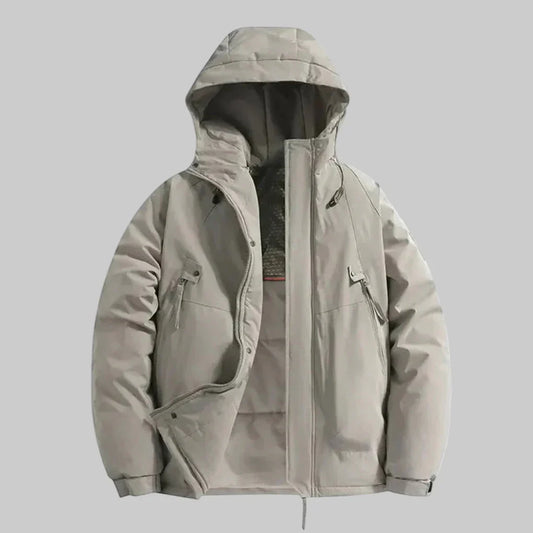 Warm Waterproof Hooded Coat - Olytrend