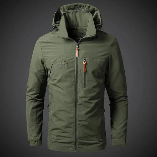 Breathable Men's Windbreaker Rain Jacket - Olytrend