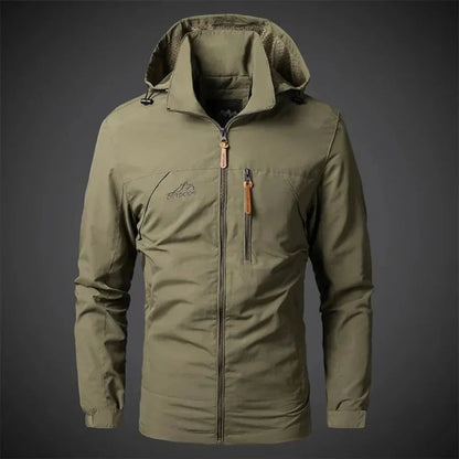 Breathable Men's Rain Windbreaker Jacket