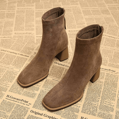 Ankle High Leather Boot
