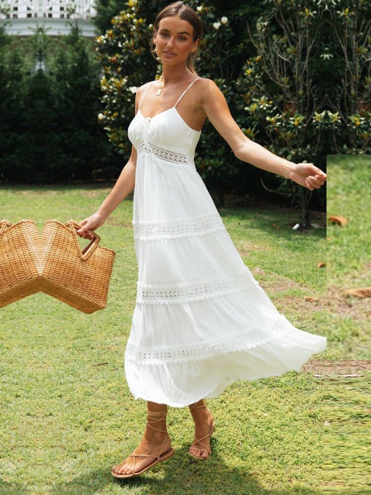 Beatrix | Elegant Summer Maxi Dress for Women Made of Cotton