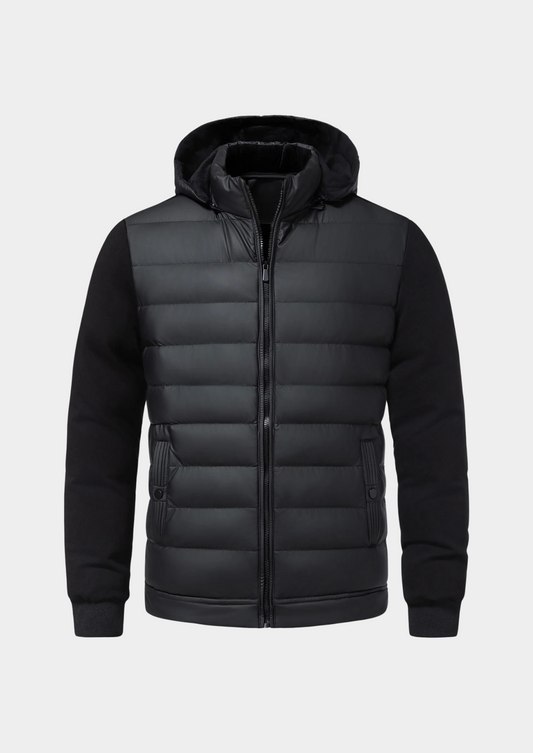 Warm Men's Water Resistant Puffer Coat - Olytrend