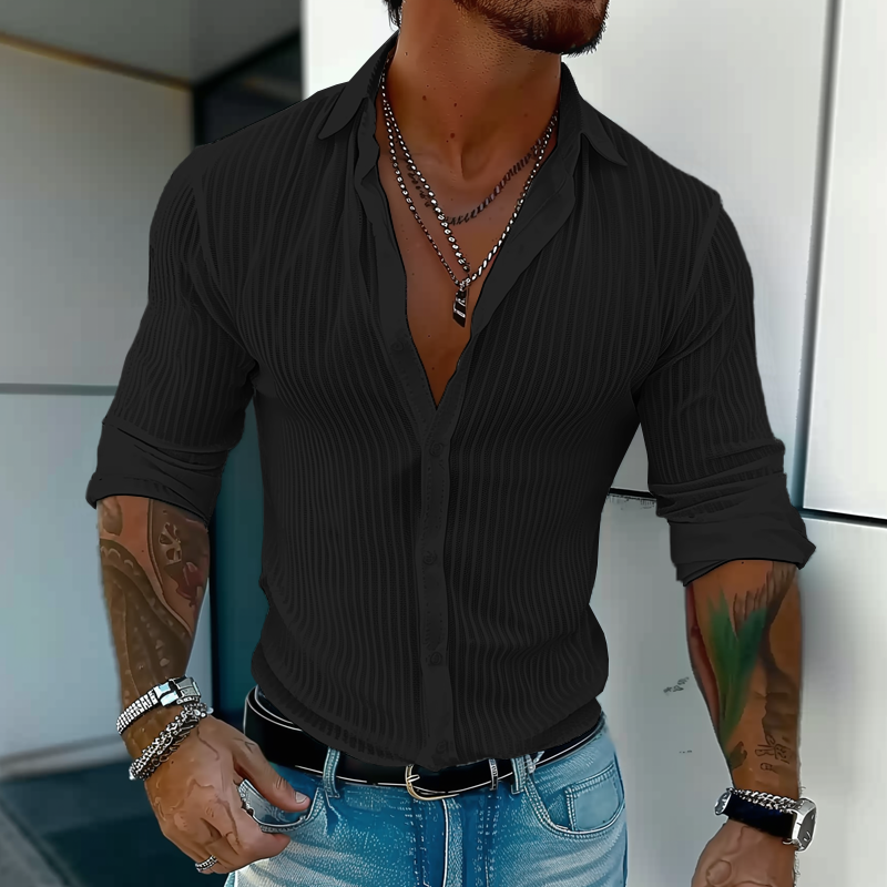 Image of Wilson | Men's Slim Fit Button-Down Shirt