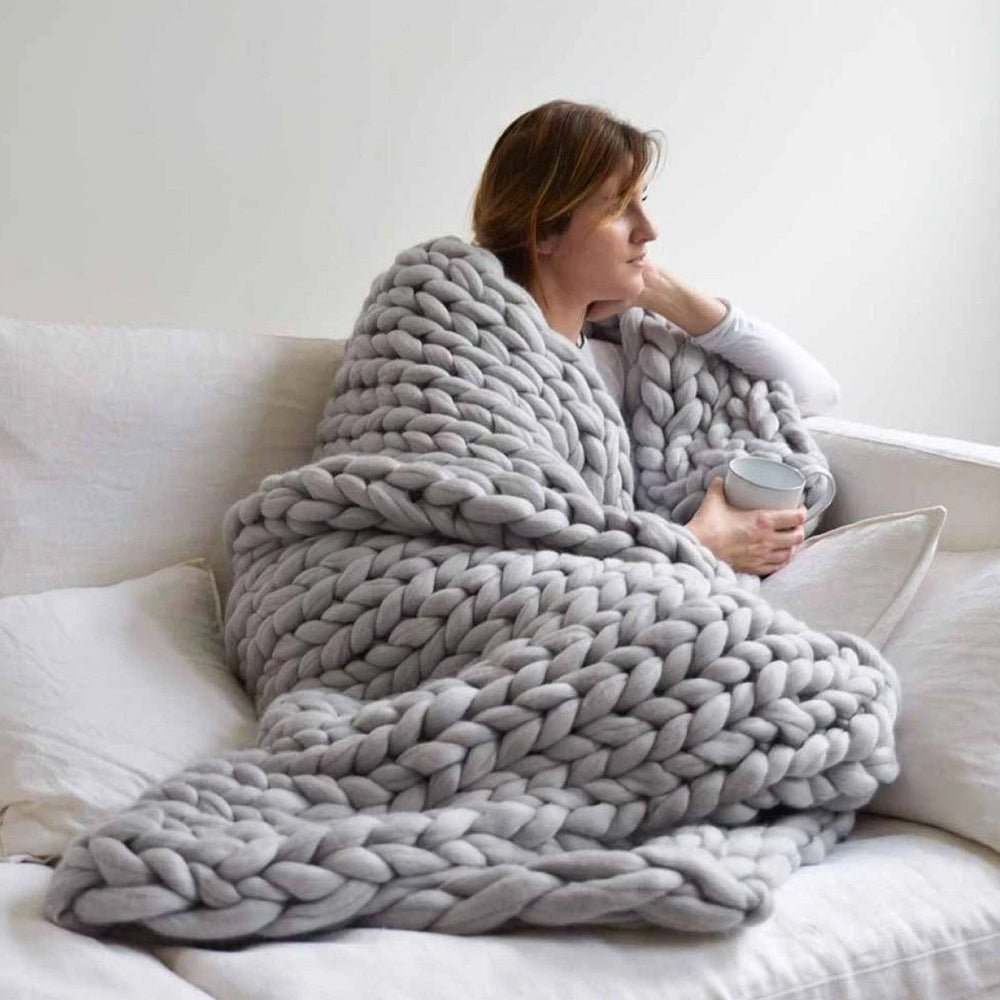 WinterWarm Wool Knitting Kit - Cozy and Comfortable