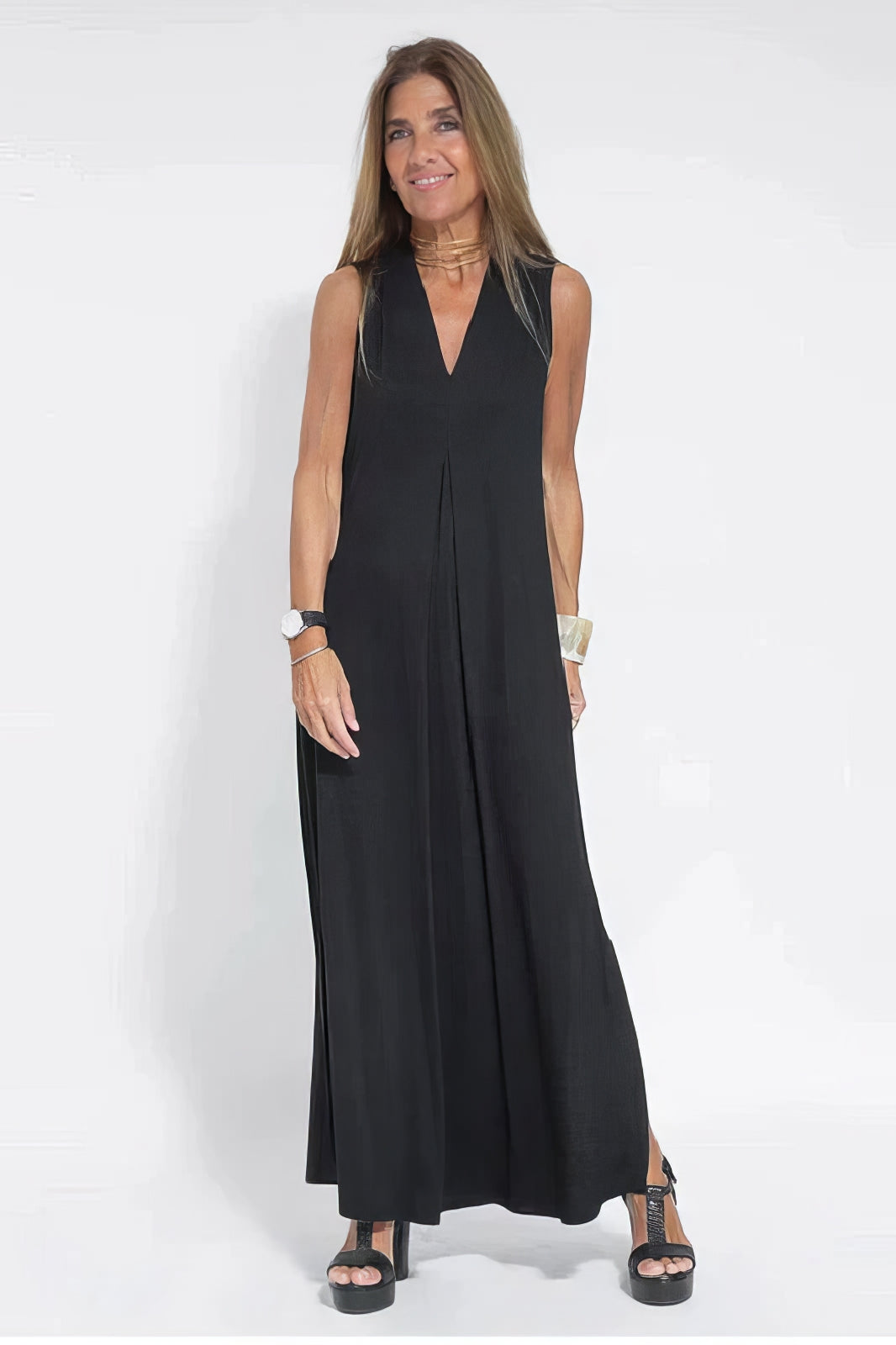Beautiful Floor Length Dress with Matching Cardigan