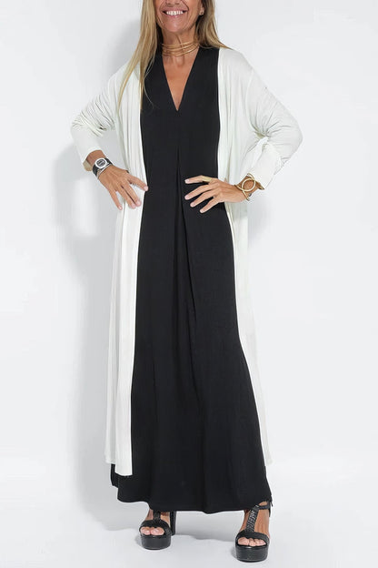 Beautiful Floor Length Dress with Matching Cardigan
