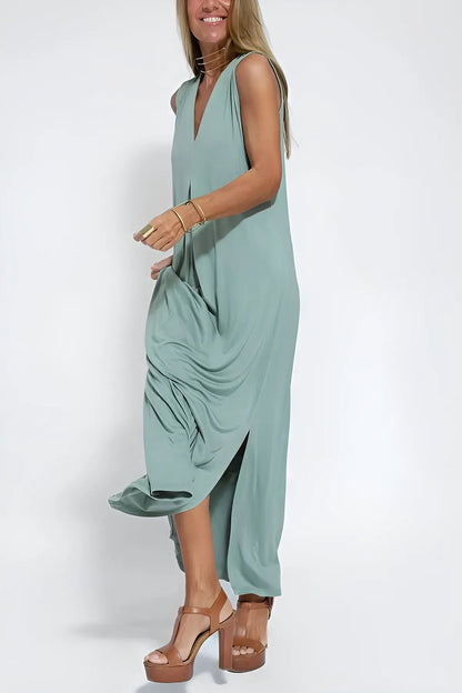 Beautiful Floor Length Dress with Matching Cardigan